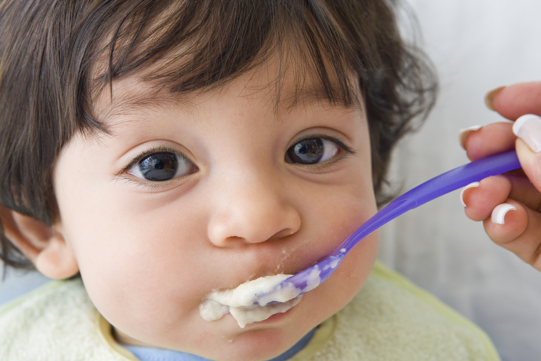 baby eating