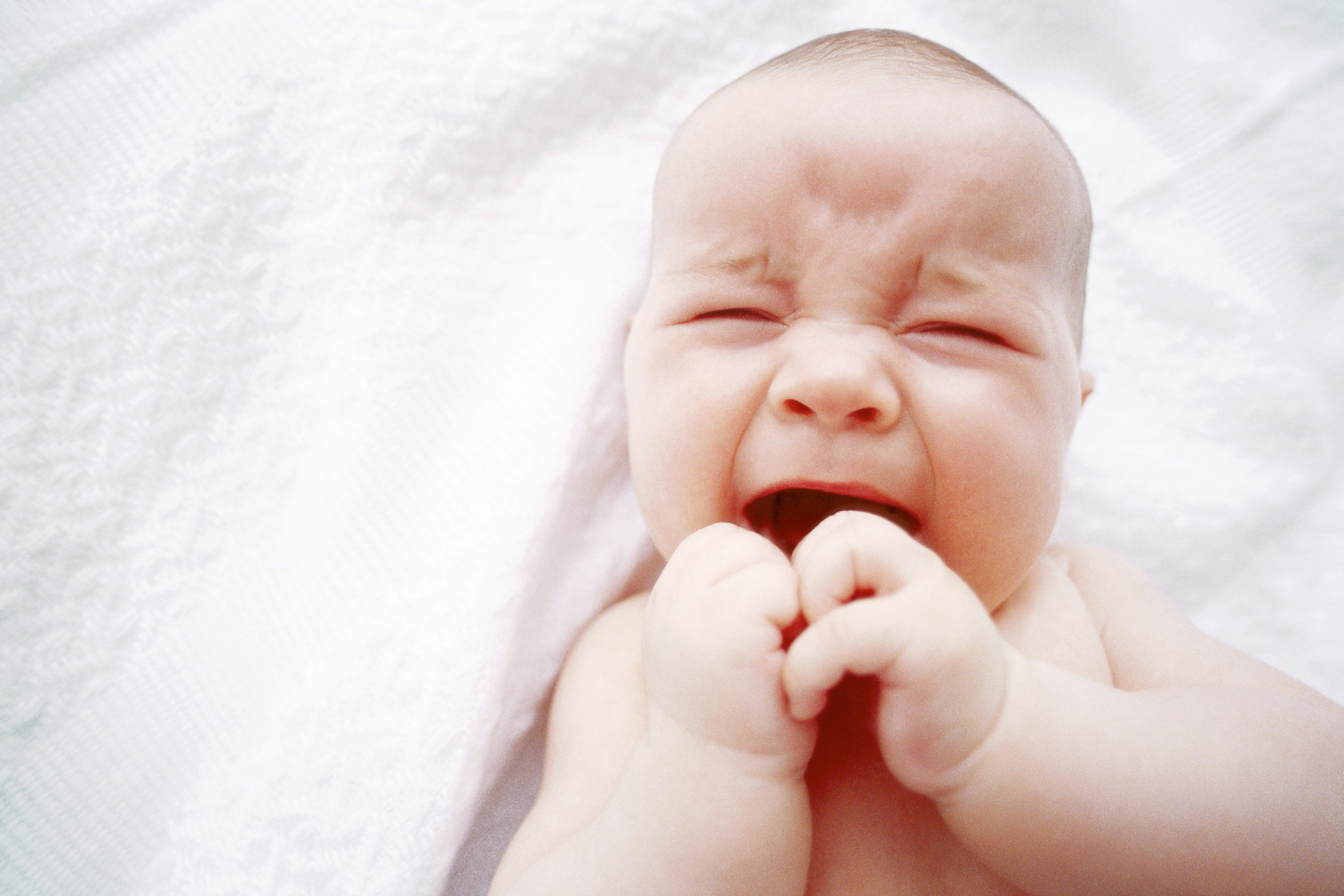 baby weeping